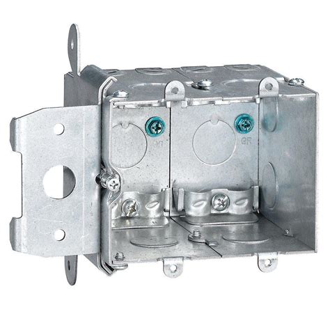 2-gang metal electrical box|2 gang adjustable electrical box.